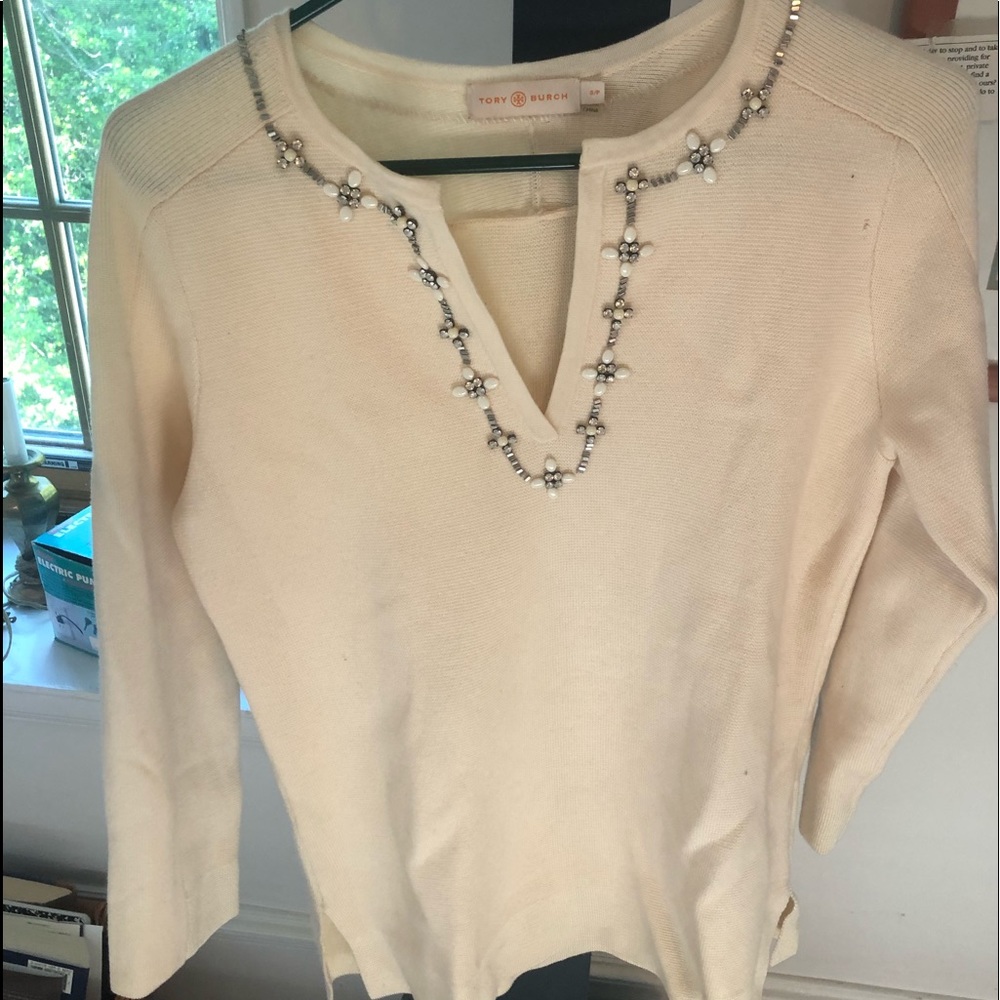 Tory Burch Embellished Sweater